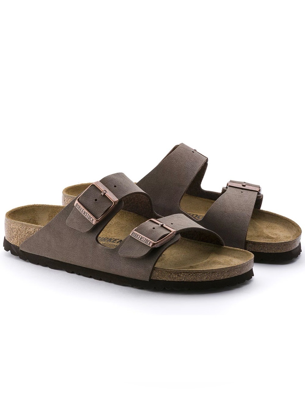 Birkenstock Arizona Birkibuc Sandal Mocha Size 38 L7 M5 Narrow